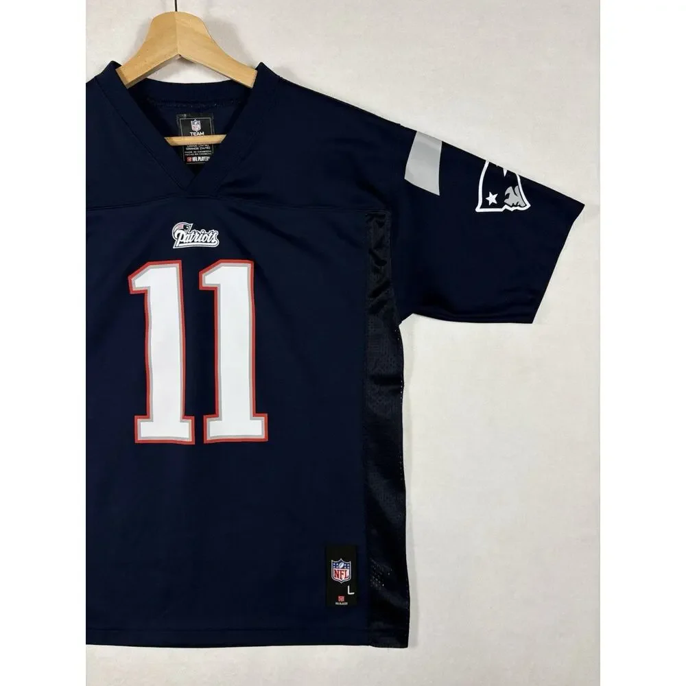 New England‎ Patriots Julian Edelman Jersey Youth Large 14/16 NFL Team Apparel